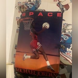 Michael Jordan Space the Final Frontier Poster